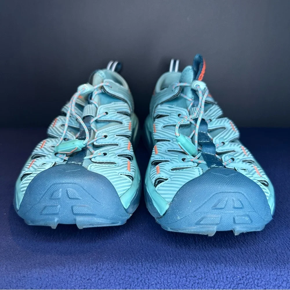 Hoka One One Teal and Orange Women's Hiking Sandals - Picture 4 of 7